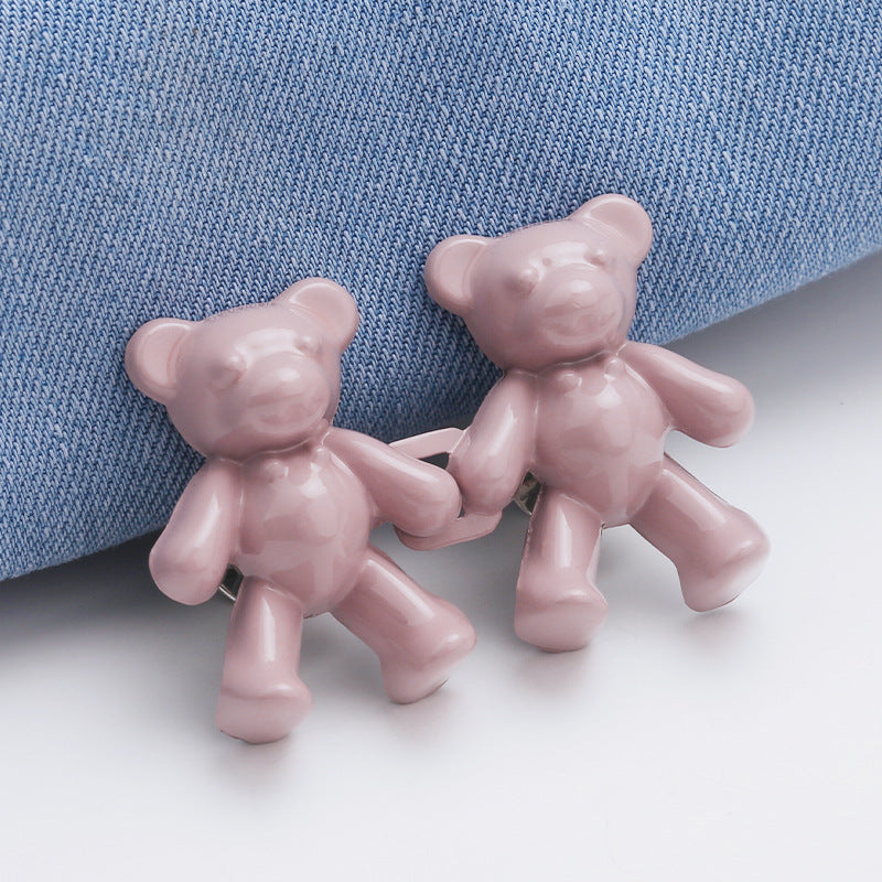 8pcs/4pairs Bear Waist Tight Magic Button Adjustable