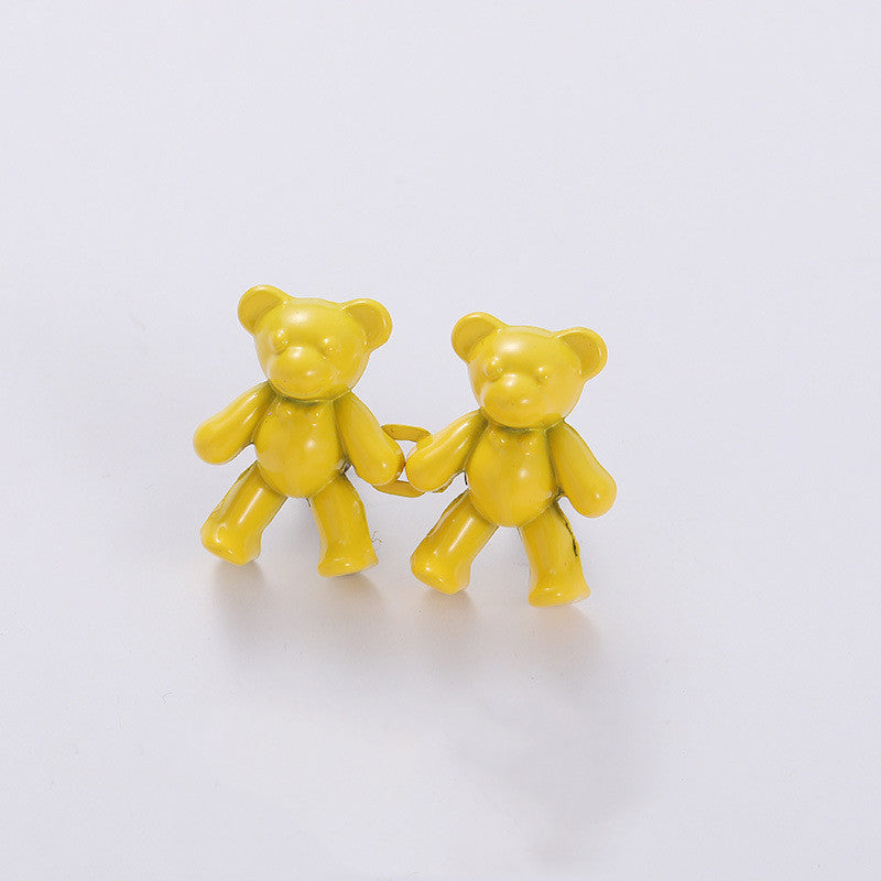 8pcs/4pairs Bear Waist Tight Magic Button Adjustable