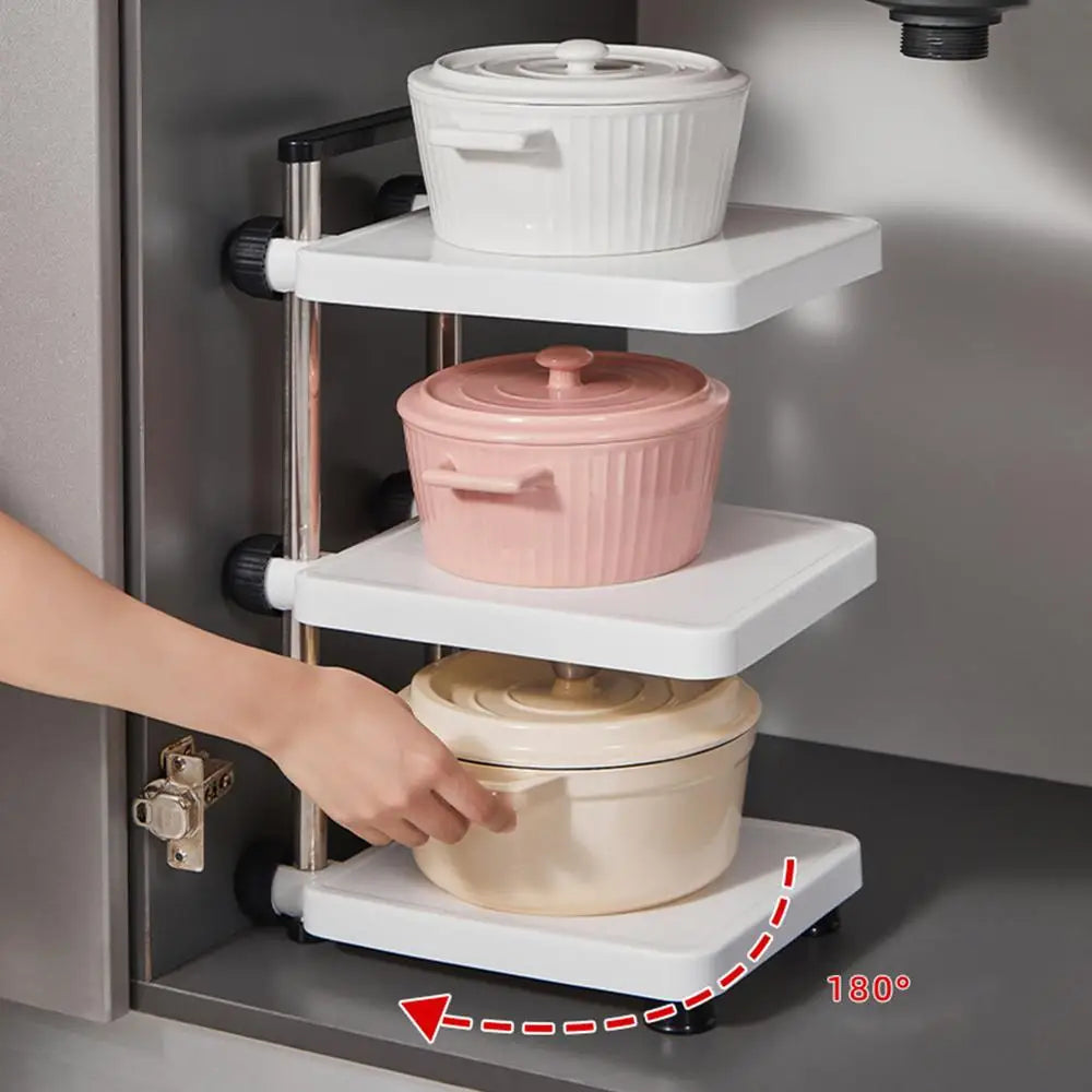 Kitchen Storage Cart 3-Tier Utility Cart
