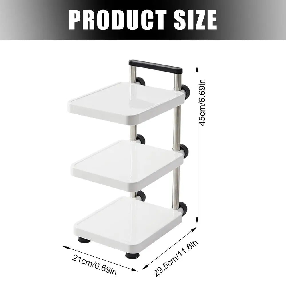 Kitchen Storage Cart 3-Tier Utility Cart
