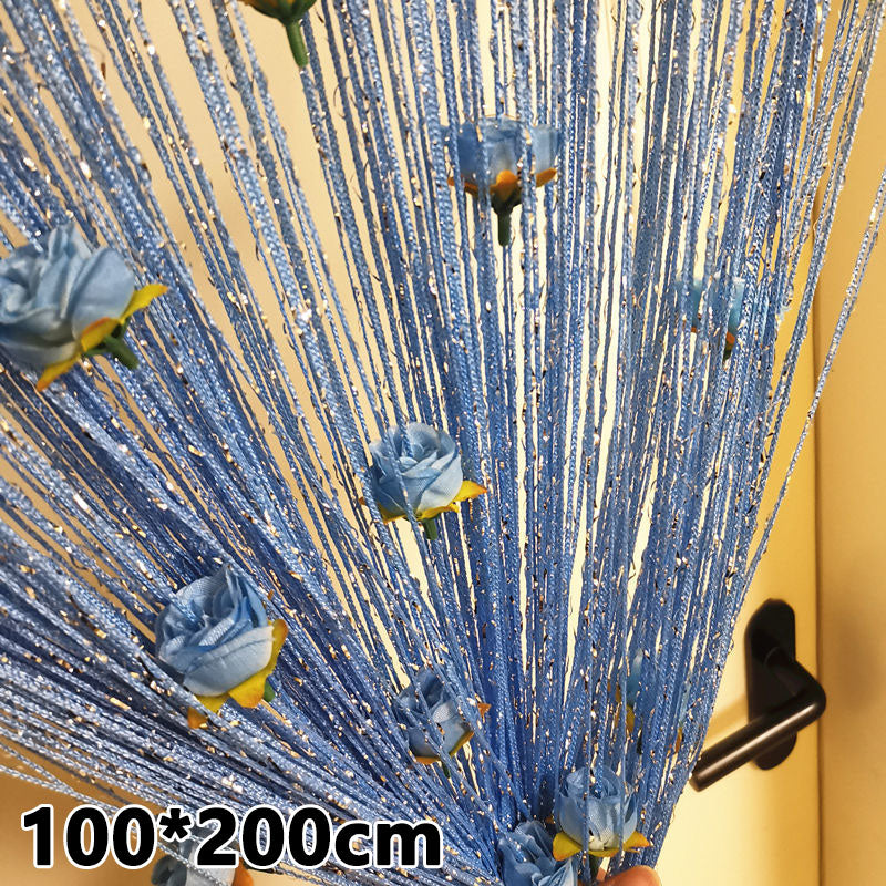 Hanging Vestibule String Rose Curtain