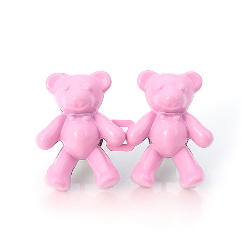 8pcs/4pairs Bear Waist Tight Magic Button Adjustable