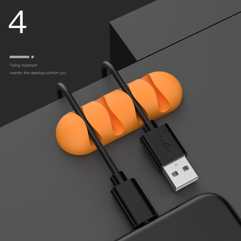 Flexible Cable Winder Wire Organizer Holder