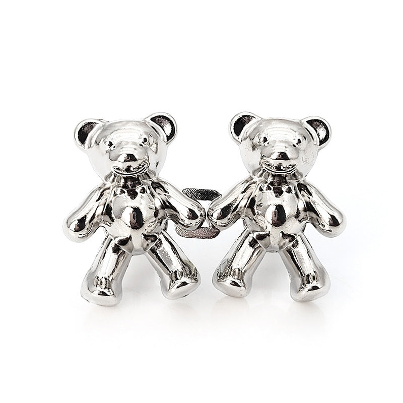 8pcs/4pairs Bear Waist Tight Magic Button Adjustable
