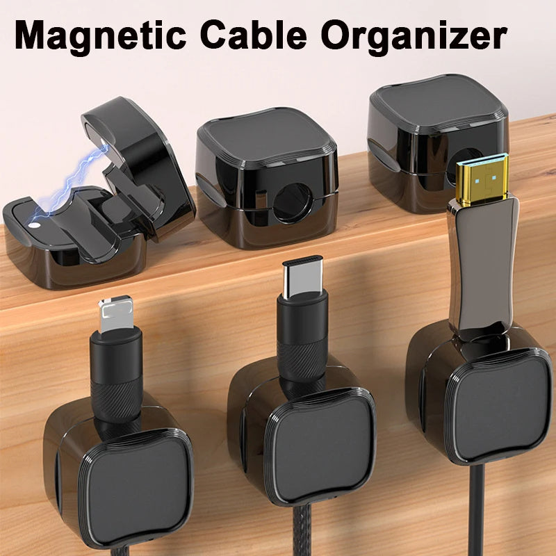 Magnetic Cable Clip Adjustable Cable Organizer
