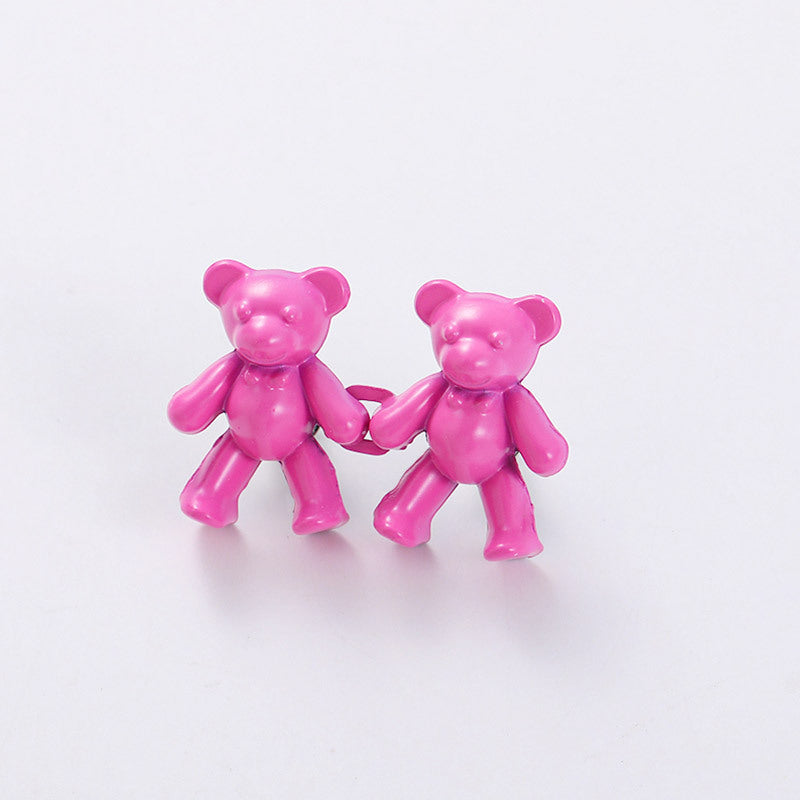 8pcs/4pairs Bear Waist Tight Magic Button Adjustable