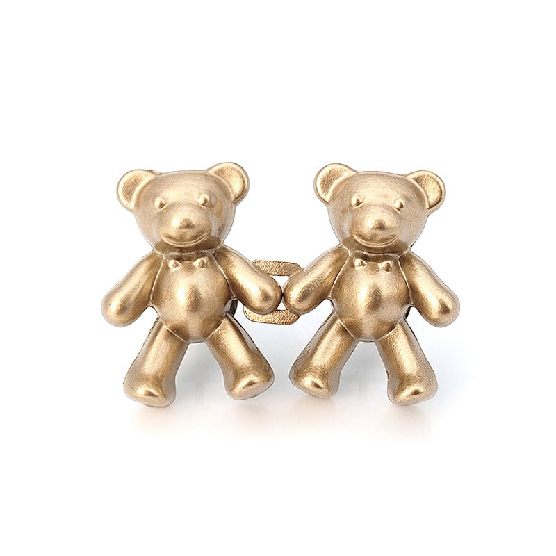 8pcs/4pairs Bear Waist Tight Magic Button Adjustable