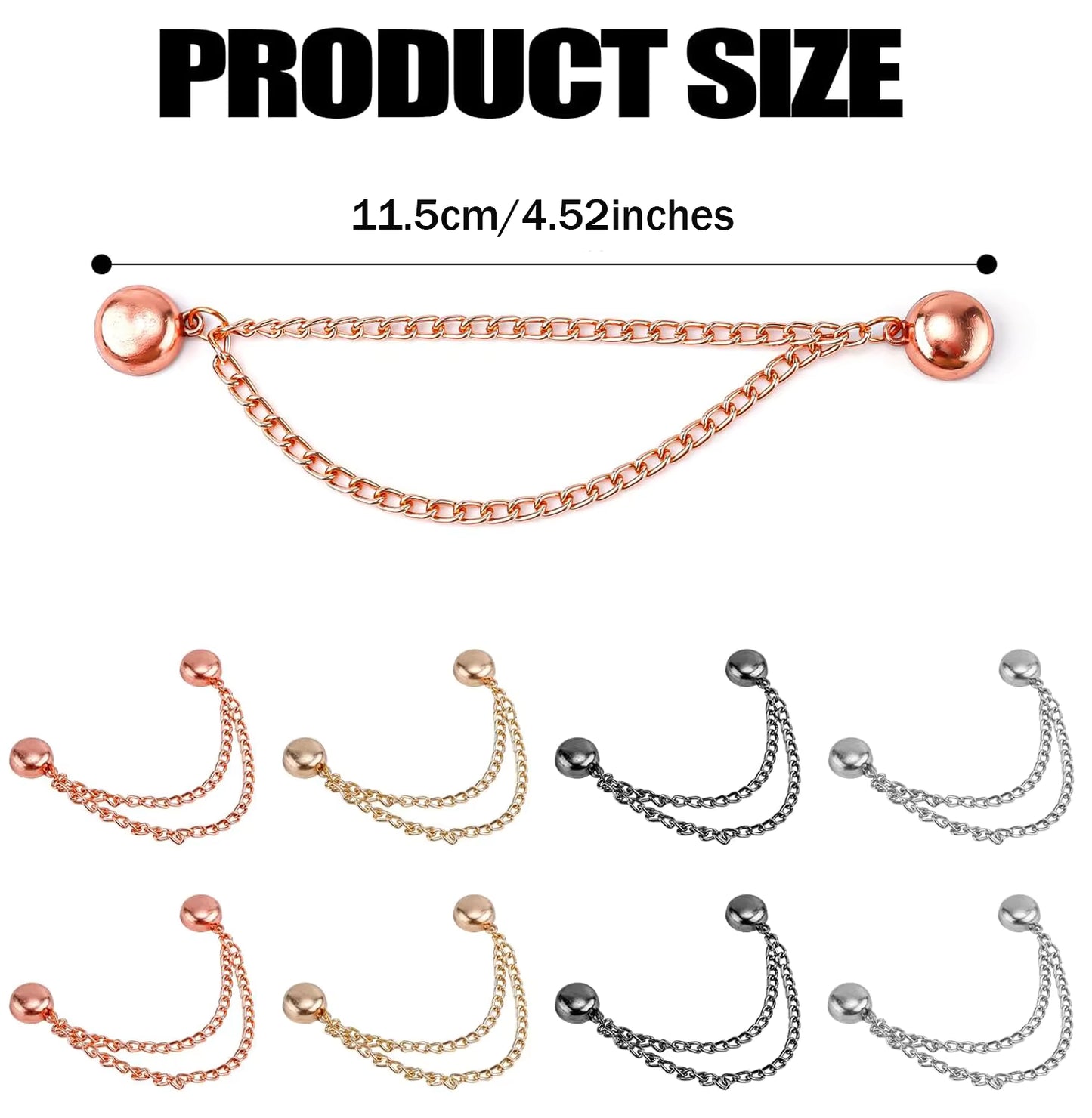 4PCS Magnetic Clothing Clips