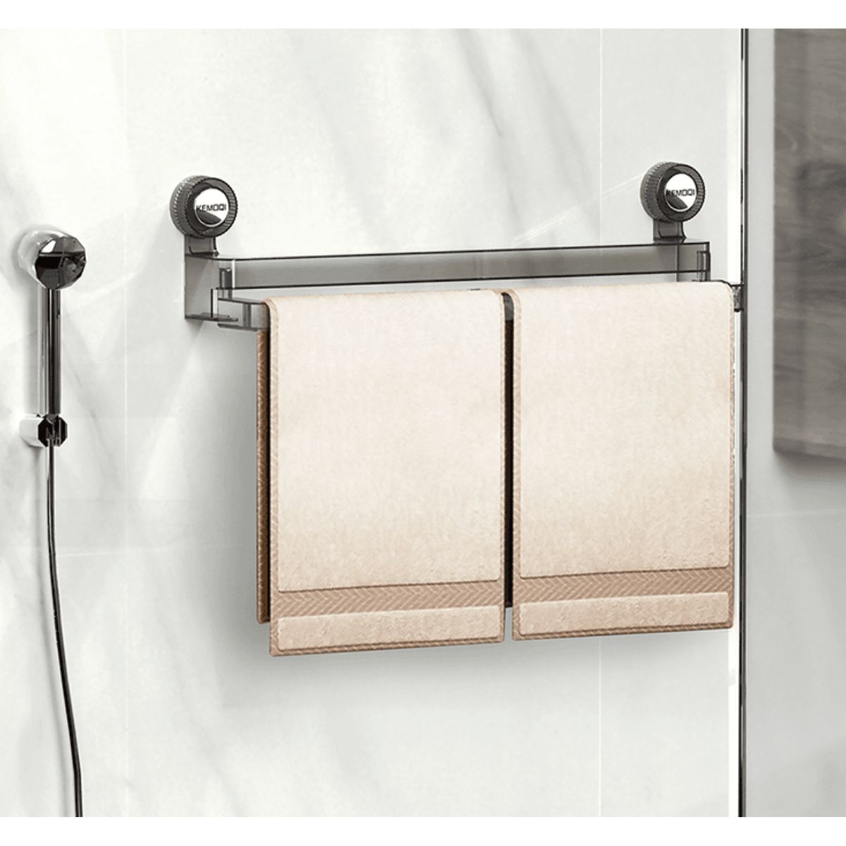 Suction Cup Retractable Slipper Rack