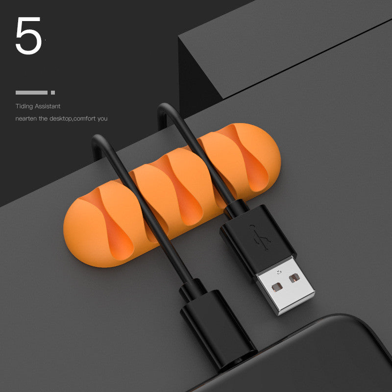 Flexible Cable Winder Wire Organizer Holder