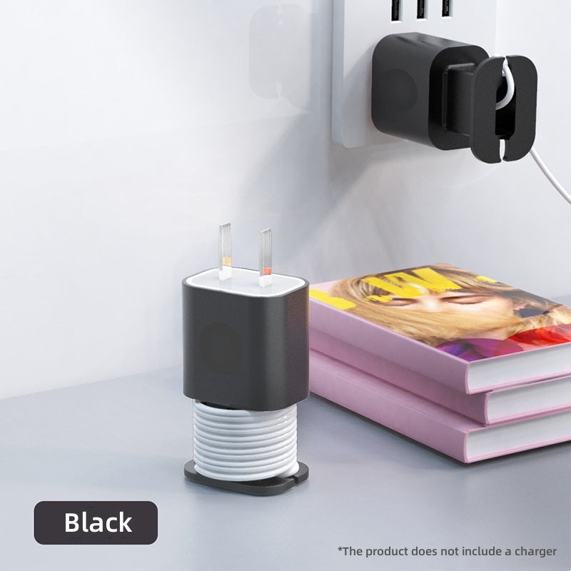 New 2 In 1 Creative Charger Protector Data Cable Organizer