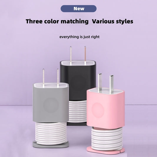 New 2 In 1 Creative Charger Protector Data Cable Organizer