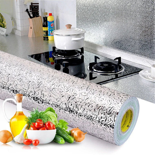 Kitchen Greaseproof Stickers Self-adhesive Wallpaper