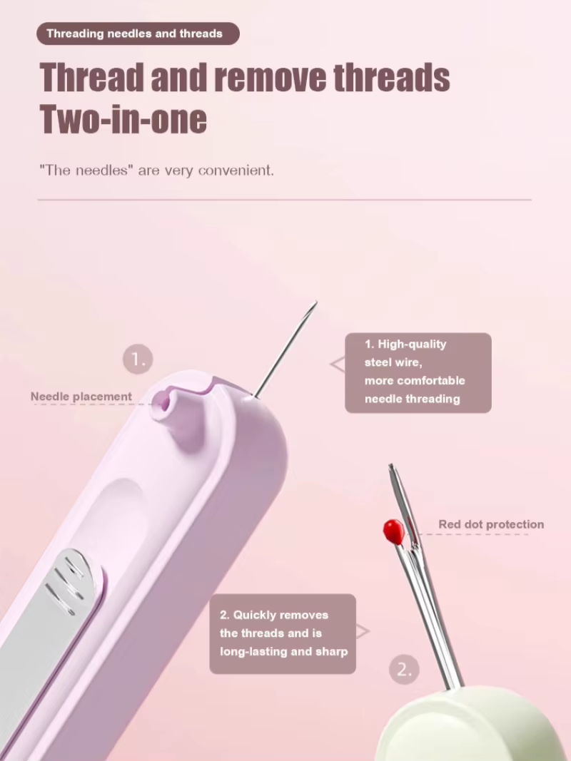 2 in 1 Needle Threader Seam Ripper