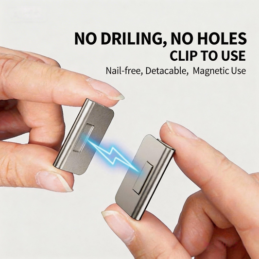 5 Pairs No-Drilling Magnetic Curtain Buckles