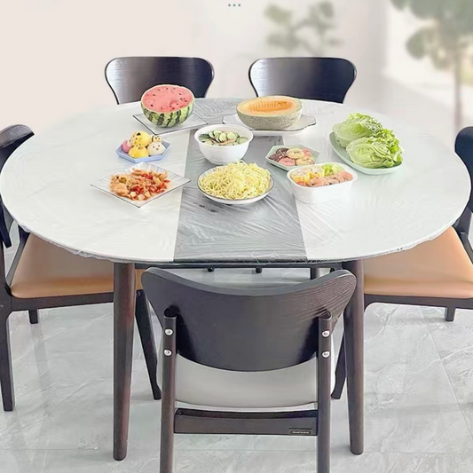 10Pcs Thickened PE Disposable Tablecloth