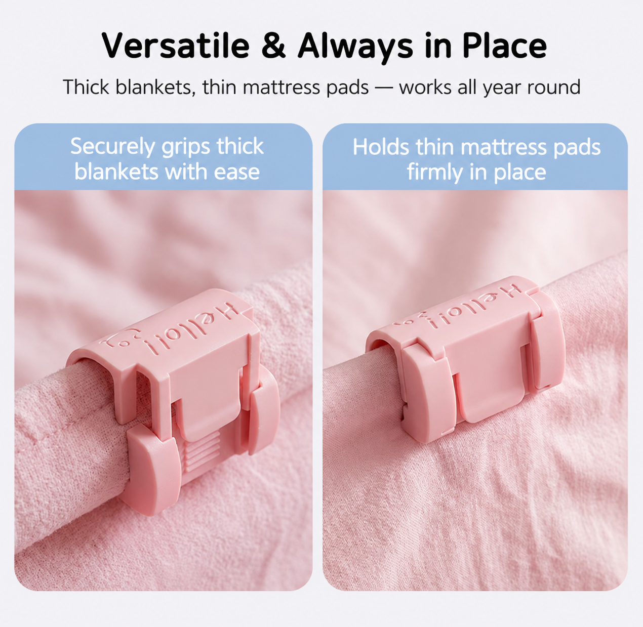 6 pcs Invisible Needle-free Bed Sheet Holder Non-slip Mattress Sheet Buckle