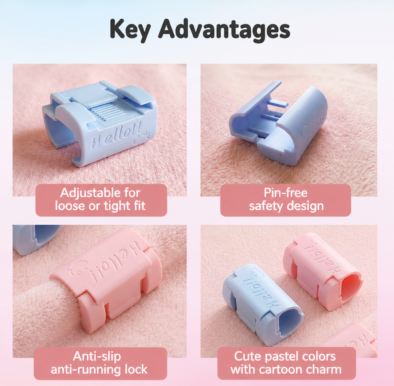 6 pcs Invisible Needle-free Bed Sheet Holder Non-slip Mattress Sheet Buckle