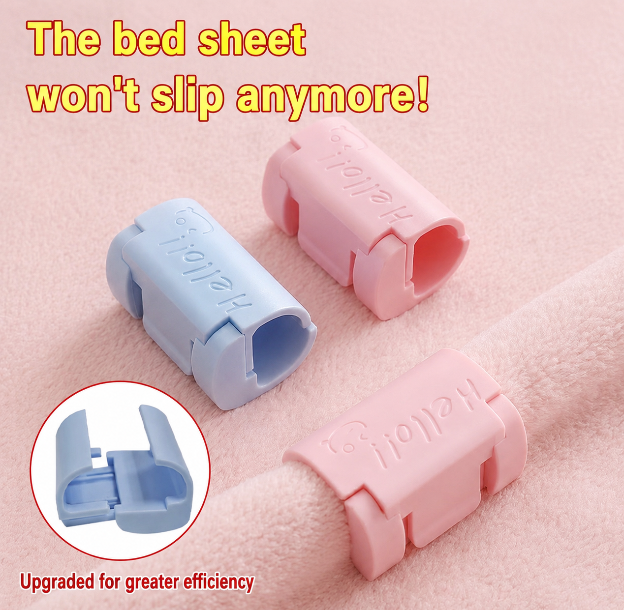 6 pcs Invisible Needle-free Bed Sheet Holder Non-slip Mattress Sheet Buckle