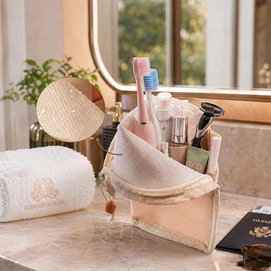 Travel Portable Standing Toiletry Bag Cosmetic Bag