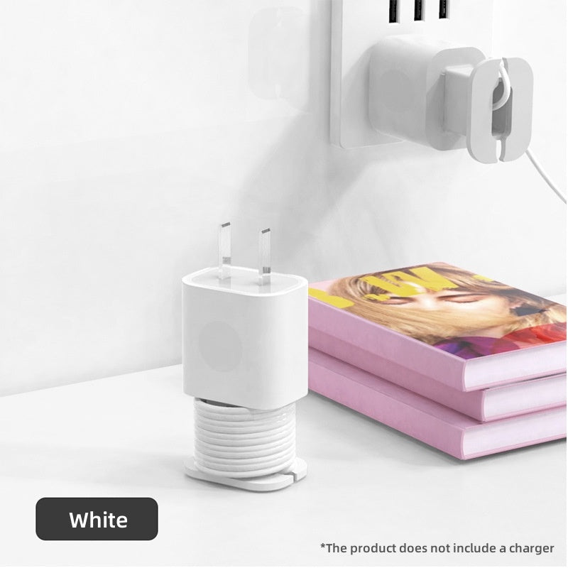 New 2 In 1 Creative Charger Protector Data Cable Organizer