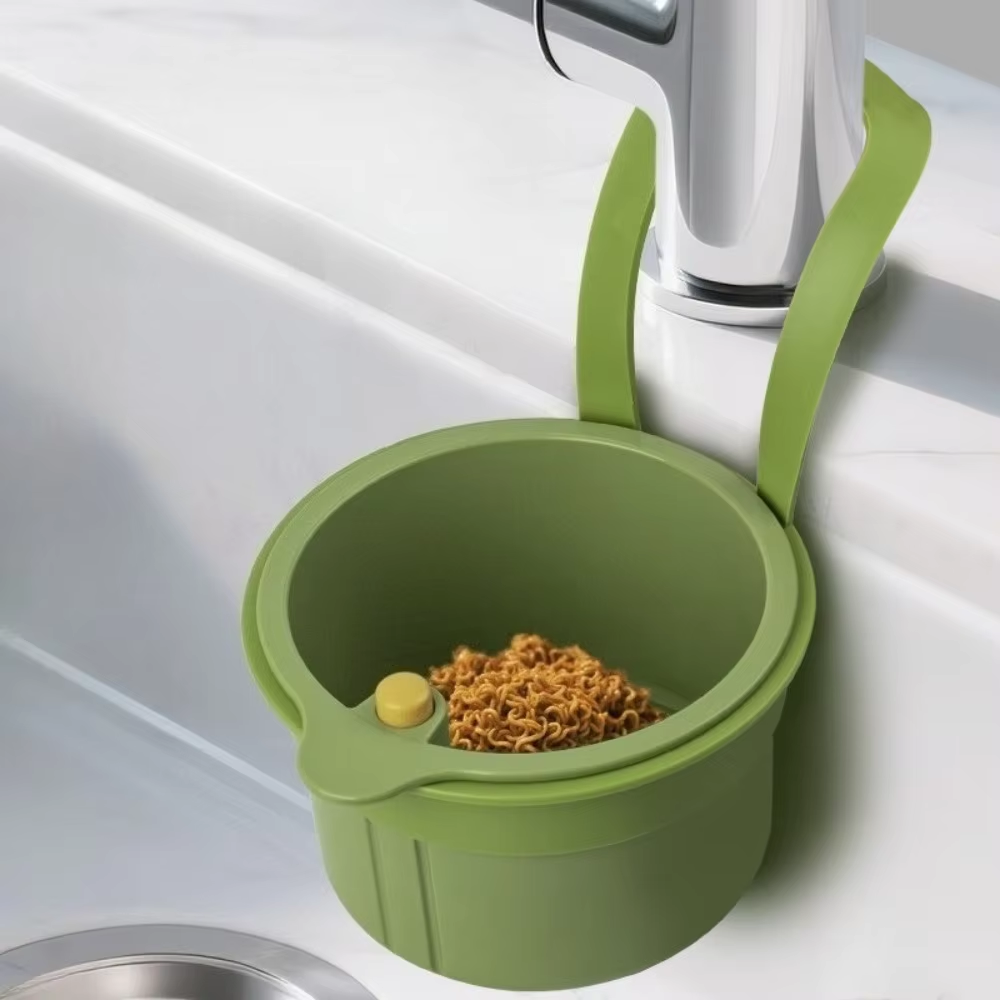 2 Pcs Creative Sink Hanging Strainer Basket