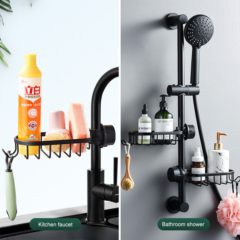 Bathroom Shelves Shower Rack Kitchen Sink Rag Holders