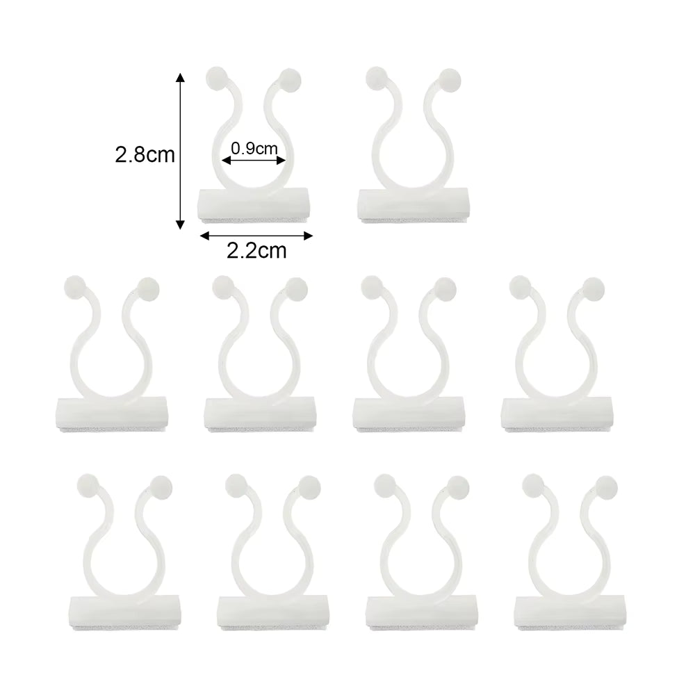 Invisible Plant Support Clips for Climbing Orchid Flower Ties