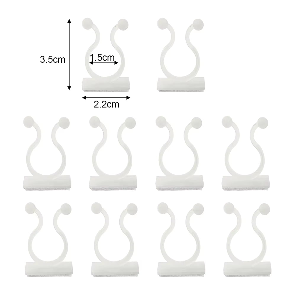 Invisible Plant Support Clips for Climbing Orchid Flower Ties