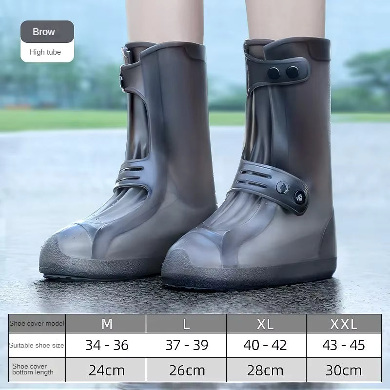 Silicone High Top Rain Boot Covers