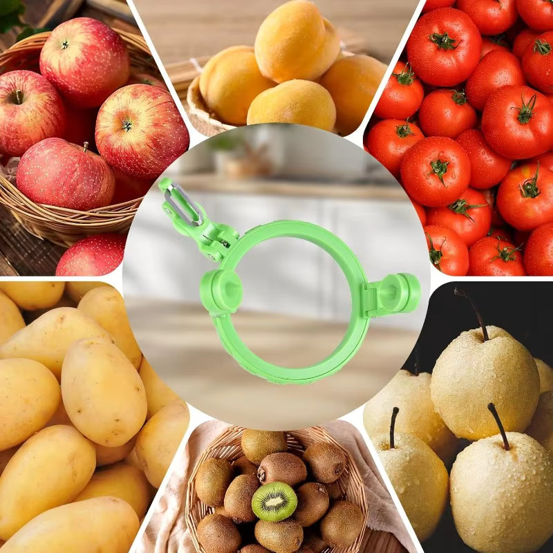 2pcs Fruit & Vegetable Tools Handheld Rotating Peeler