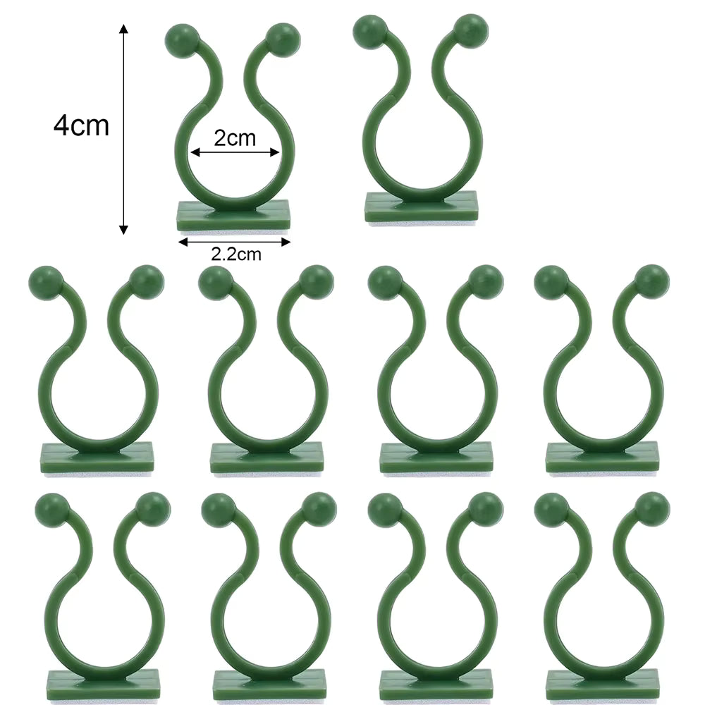 Invisible Plant Support Clips for Climbing Orchid Flower Ties