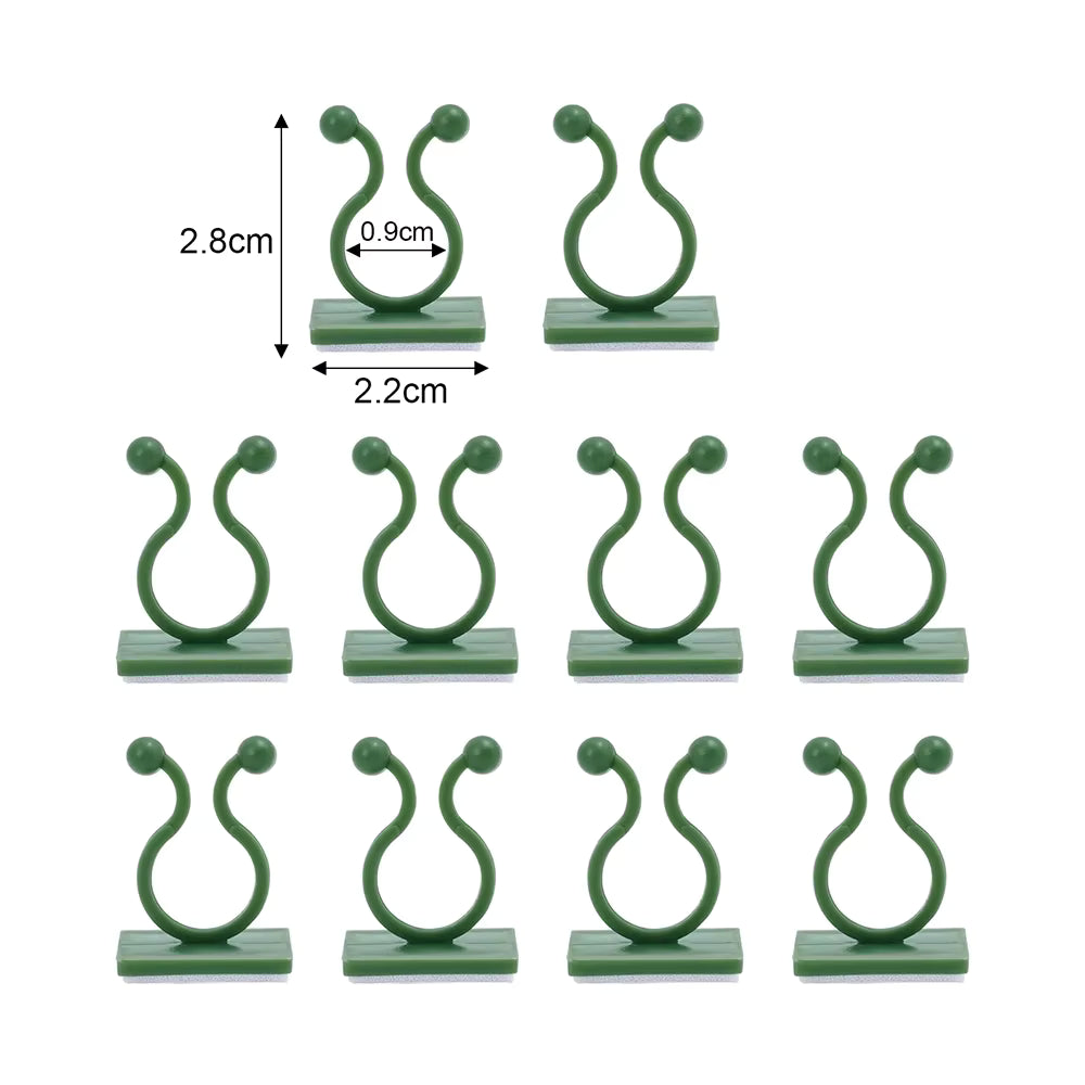 Invisible Plant Support Clips for Climbing Orchid Flower Ties