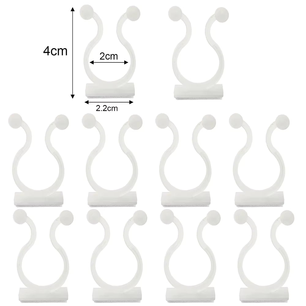 Invisible Plant Support Clips for Climbing Orchid Flower Ties