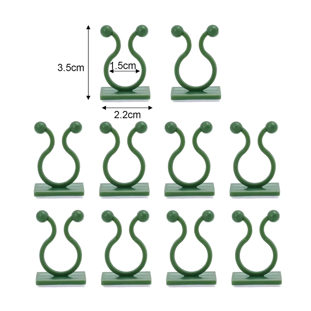 Invisible Plant Support Clips for Climbing Orchid Flower Ties