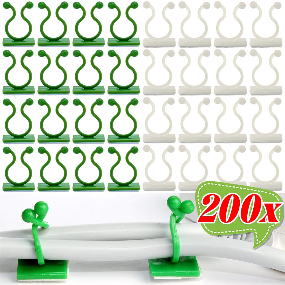 Invisible Plant Support Clips for Climbing Orchid Flower Ties