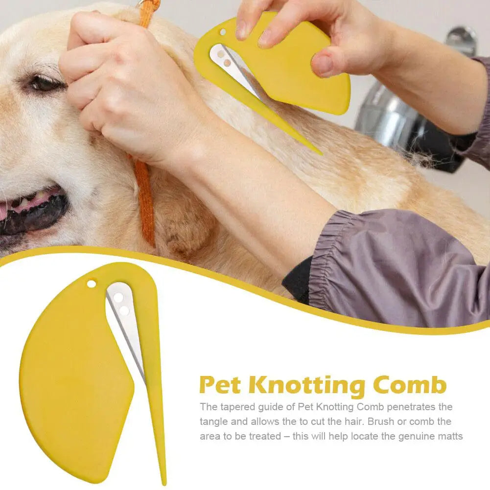 Pet Knotting Comb Painless Trim Hair